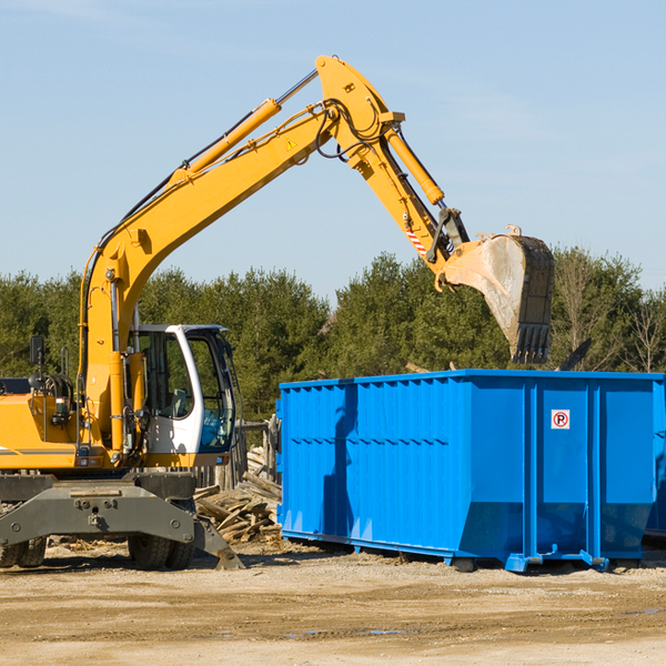 how does a residential dumpster rental service work in Airmont